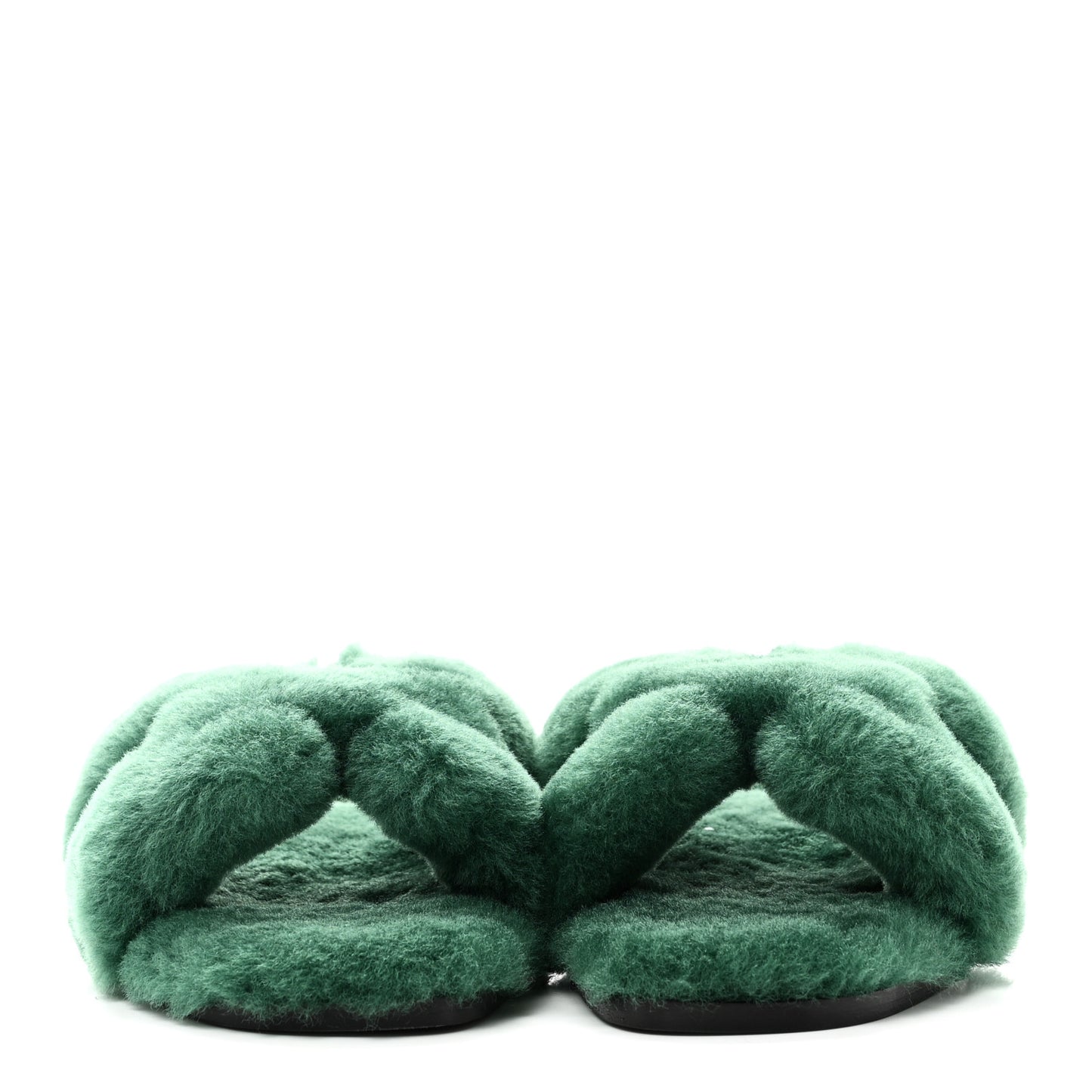 Woolskin Oran Sandals 37.5 Vert Anglais