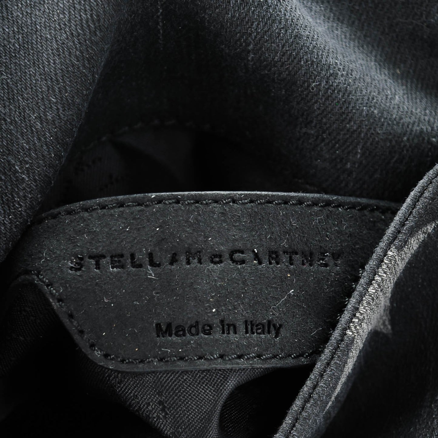 Denim Star Falabella Mini Tote Black