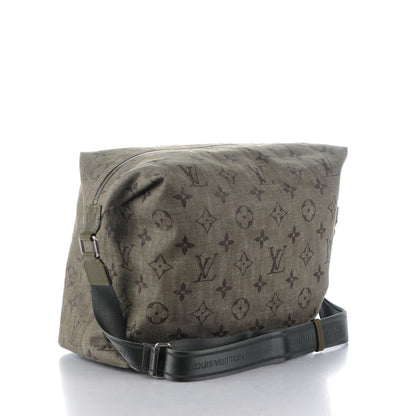 Louis Vuitton Monogram Denim Impression Besace GM Kaki Fonce 3 of 7