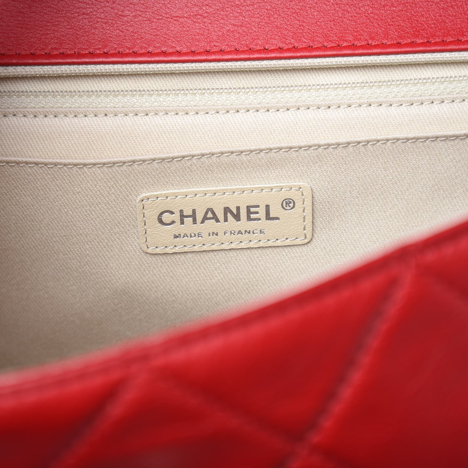 Chanel Calfskin Quilted In The Business Flap Red 6 of 10