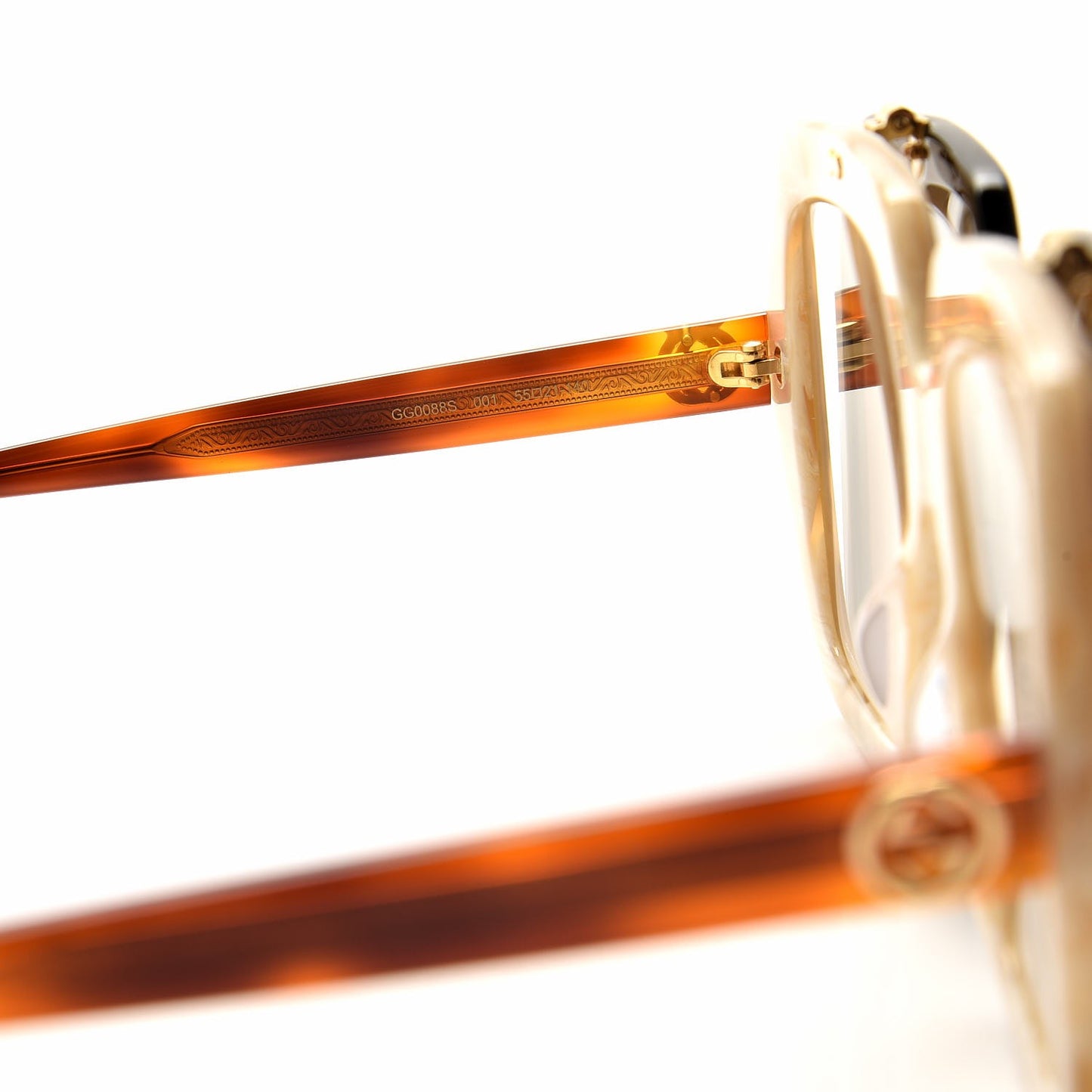 Acetate Oversized Flip Up Sunglasses GG0088S Tortoise