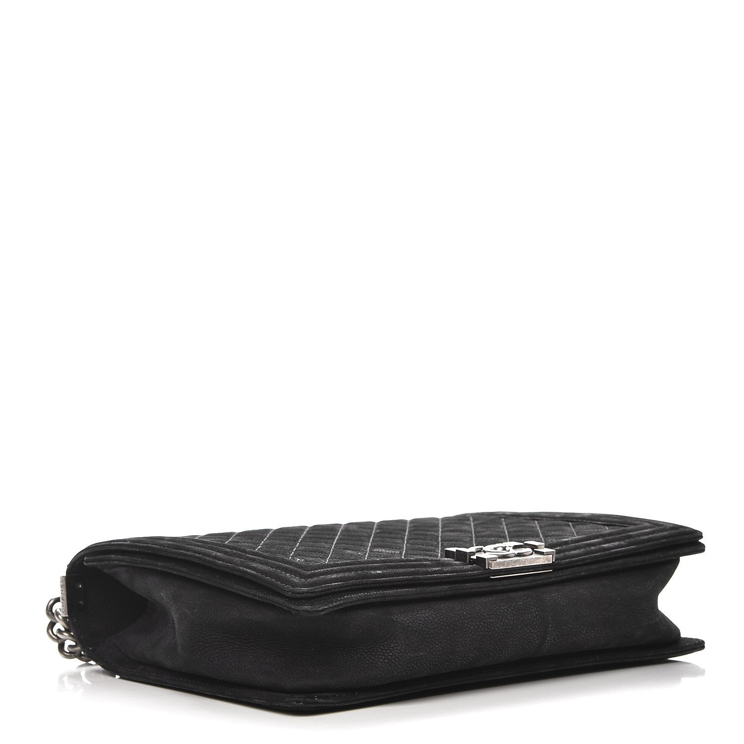 Chanel Iridescent Caviar Quilted Large Boy Flap Black 5 of 15