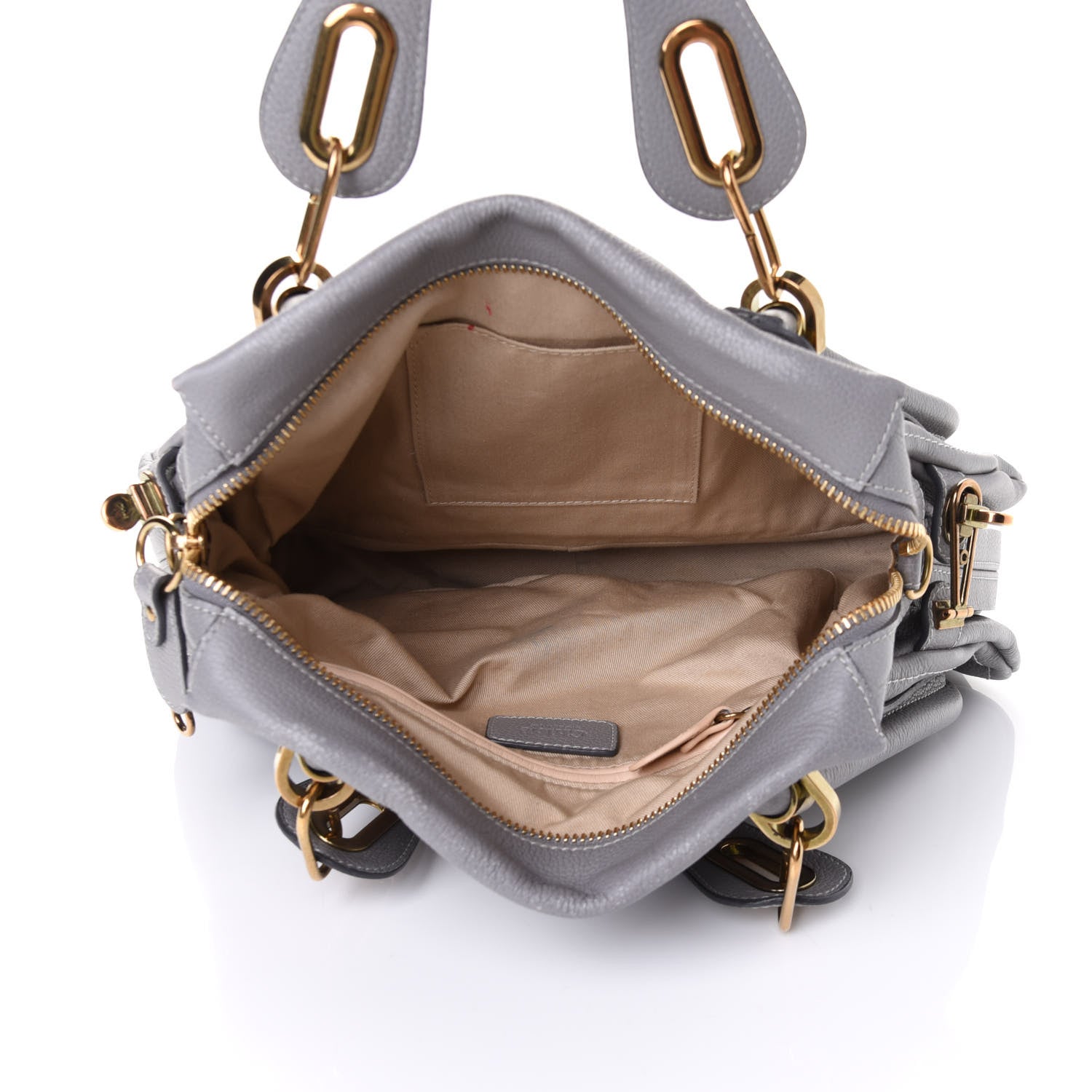 Chloe Calfskin Medium Paraty Cashmere Grey 4 of 4
