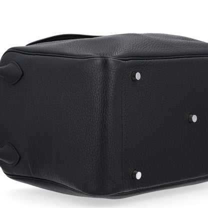 Hermes Taurillon Clemence Lindy 34 Black 9 of 10