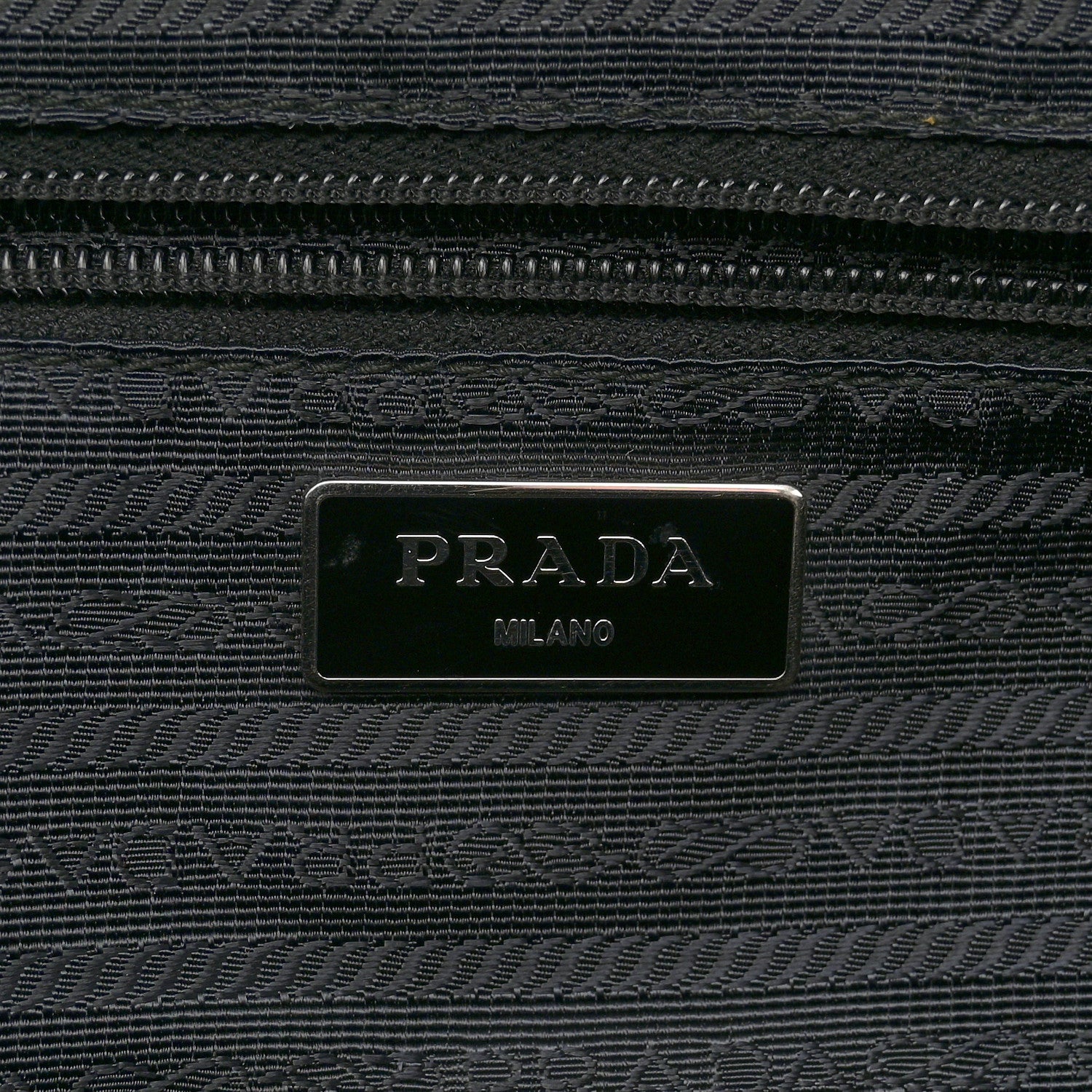 Prada Nylon Tessuto Montagna Messenger Bag Black 6 of 13