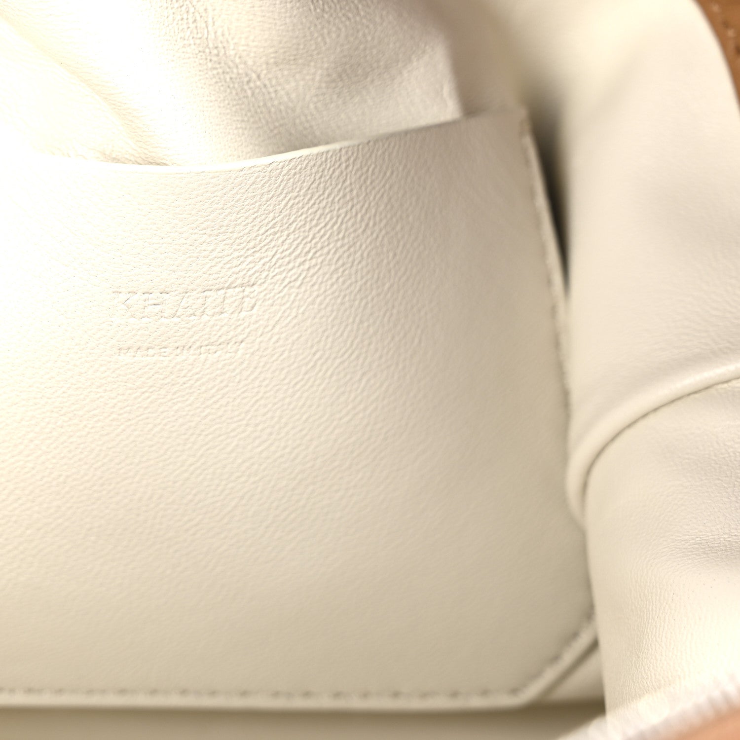 Khaite Pebbled Sport Calfskin Studded Elena Nougat 6 of 9