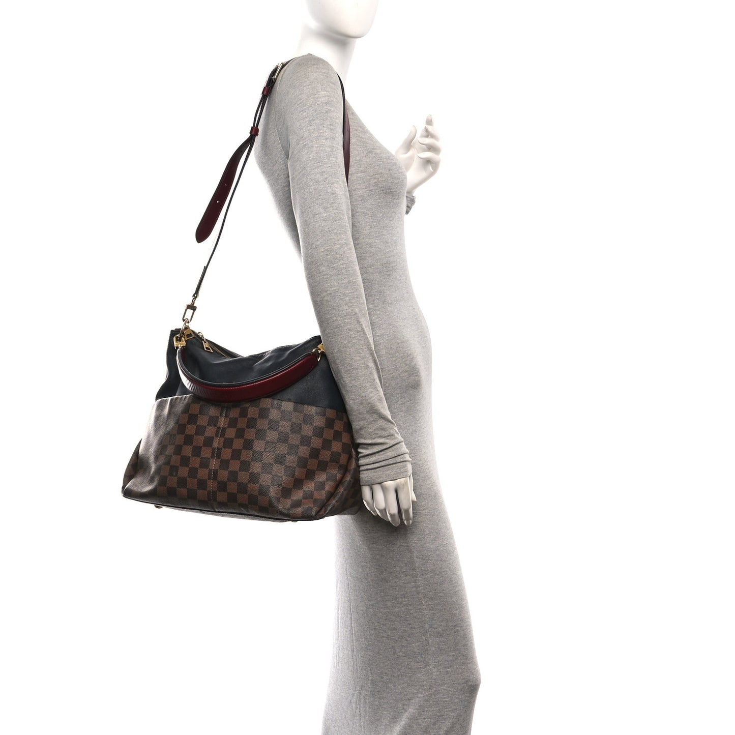 Damier Ebene Calfskin Maida Black