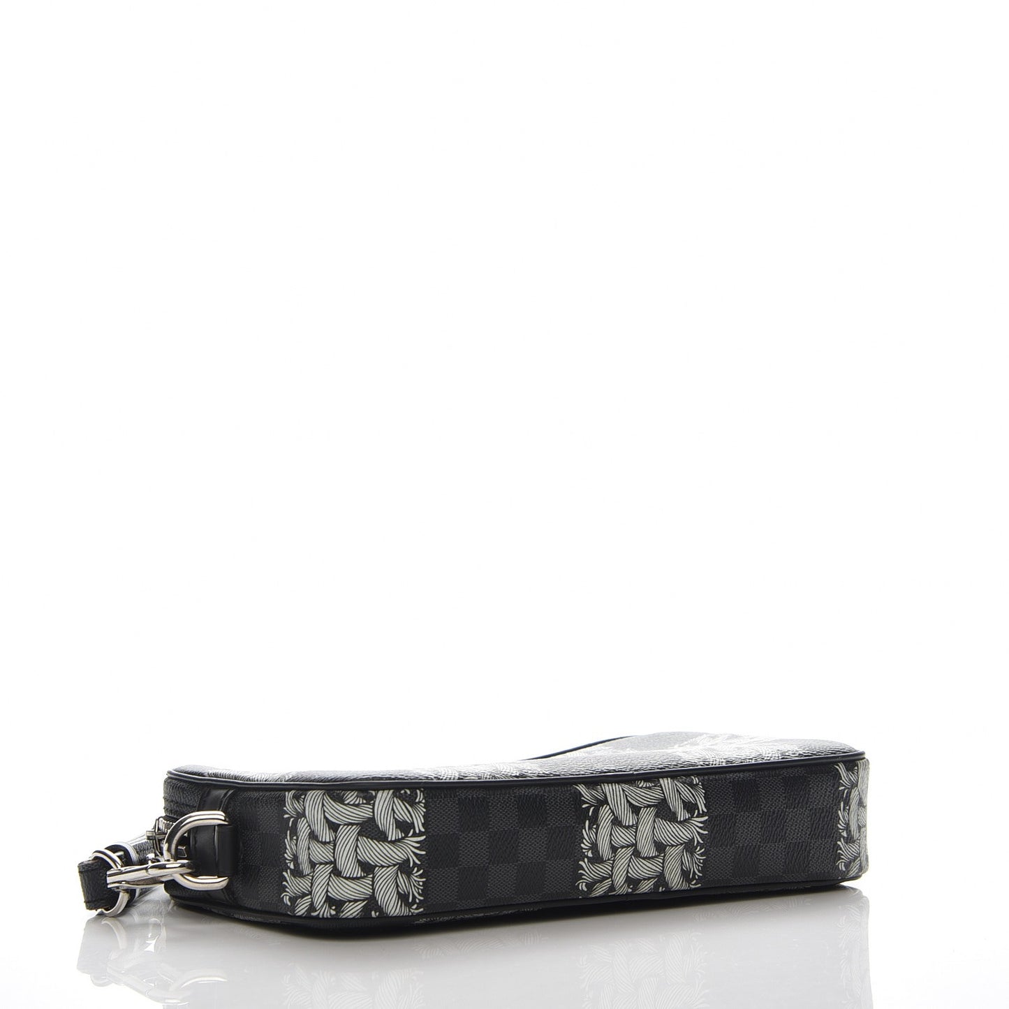 Damier Graphite Rope Pochette Volga White