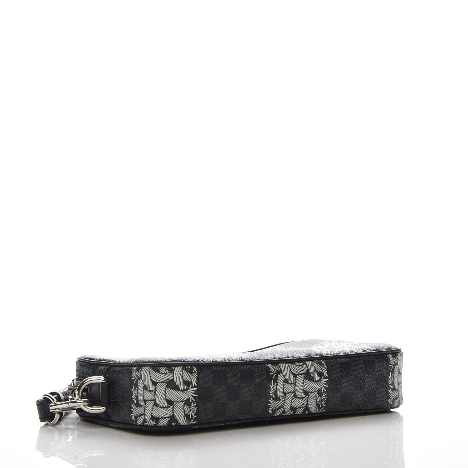Louis Vuitton Damier Graphite Rope Pochette Volga White 4 of 7