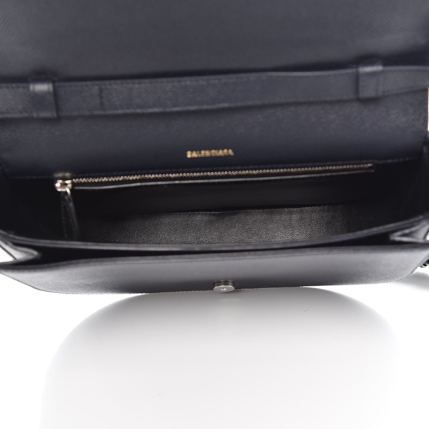 Balenciaga Signature Grained Calfskin Logo S Ville Day Bag Bleu Tempete Jaune 5 of 7