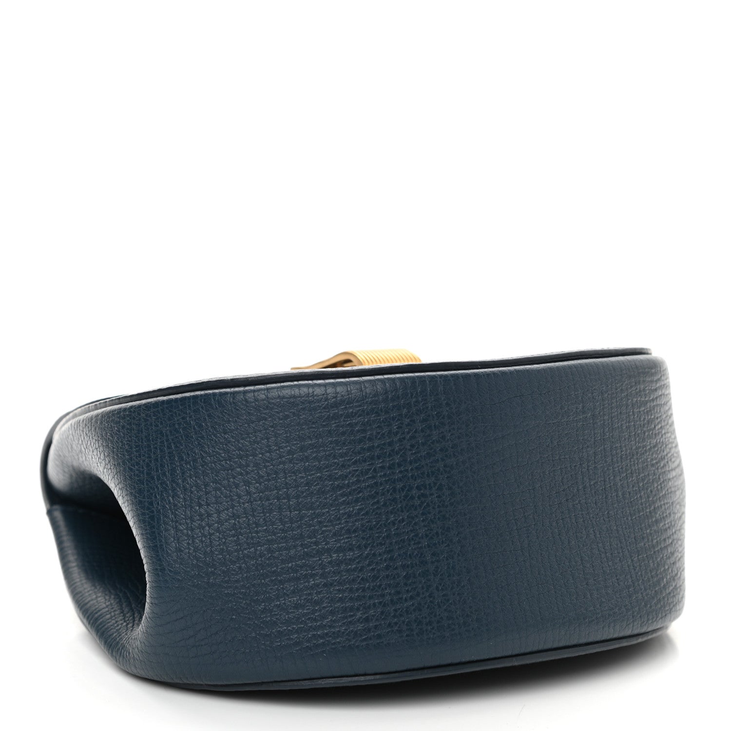 Bottega Veneta Palmellato Calfskin Rounded Belt Bag Navy 4 of 9