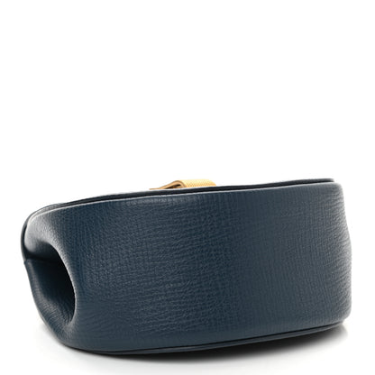Bottega Veneta Palmellato Calfskin Rounded Belt Bag Navy 4 of 9