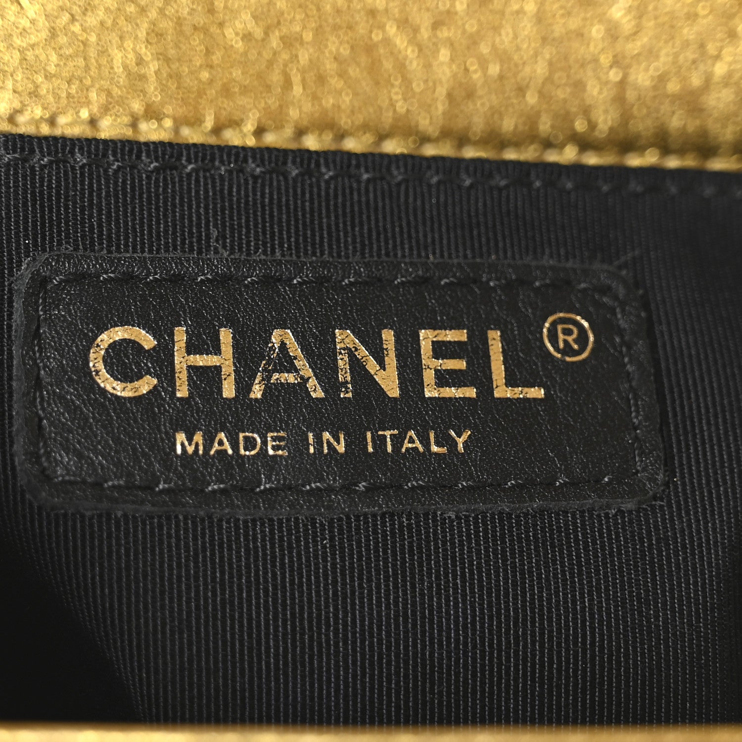Chanel Metallic Patent Calfskin Quilted Small Boy Flap Gold 6 of 10