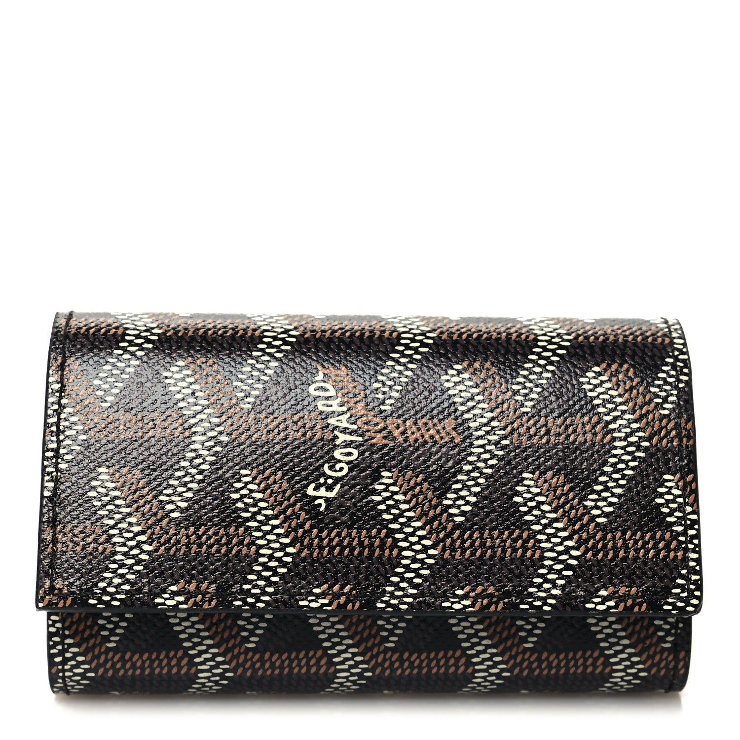 Goyard Goyardine Saint Michel 6 Key Holder Black 1 of 8