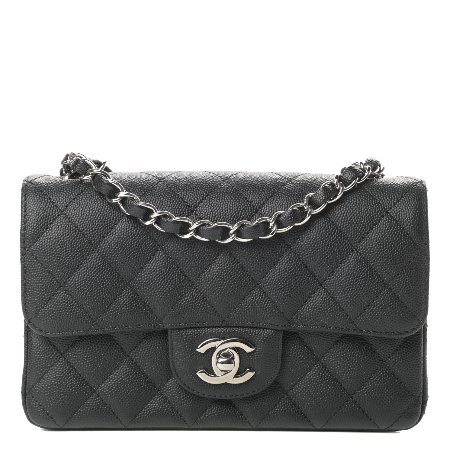 Chanel Caviar Quilted Mini Rectangular Flap Black 1 of 13