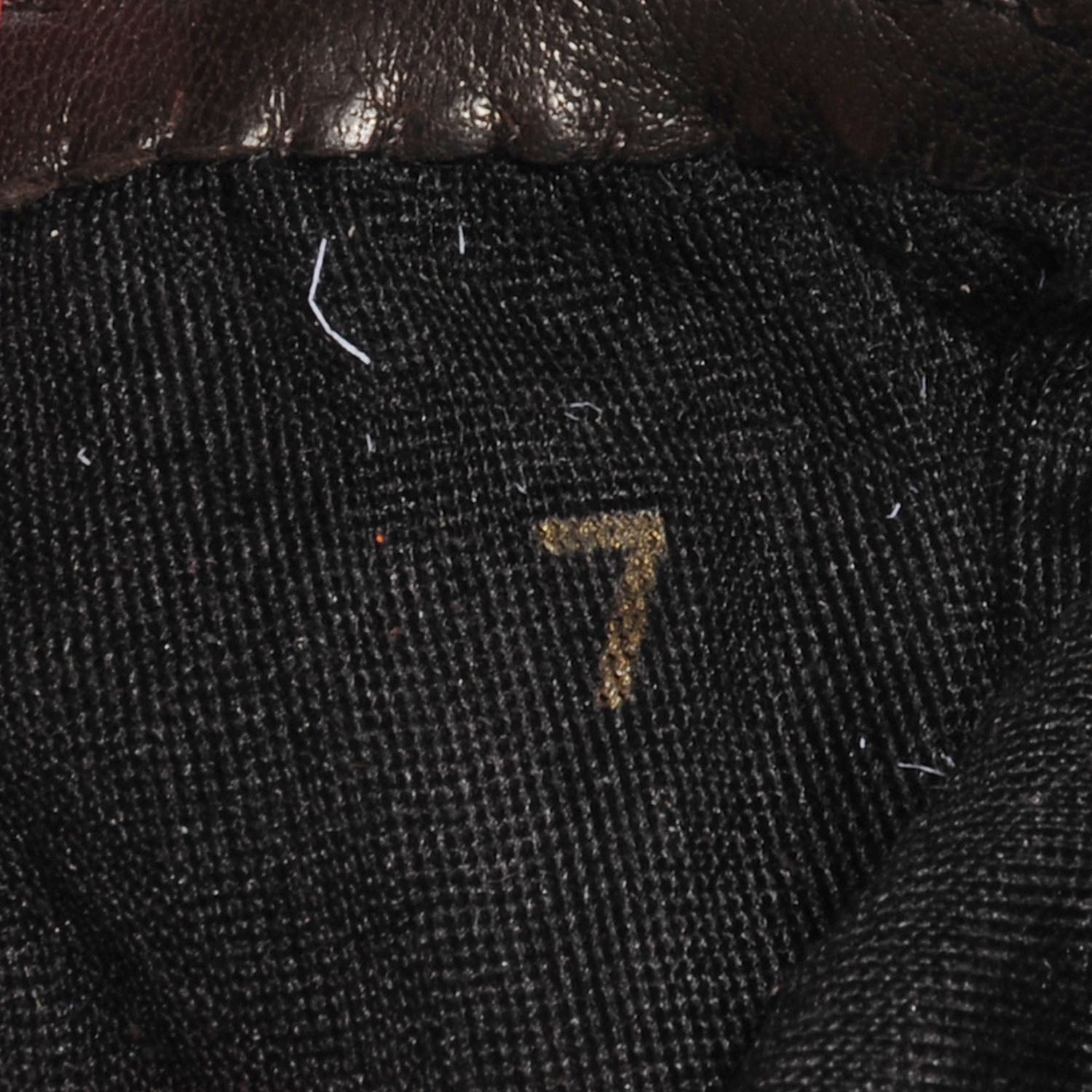 Hermes Lambskin Soya Gloves Size 7 Chocolate 8 of 8
