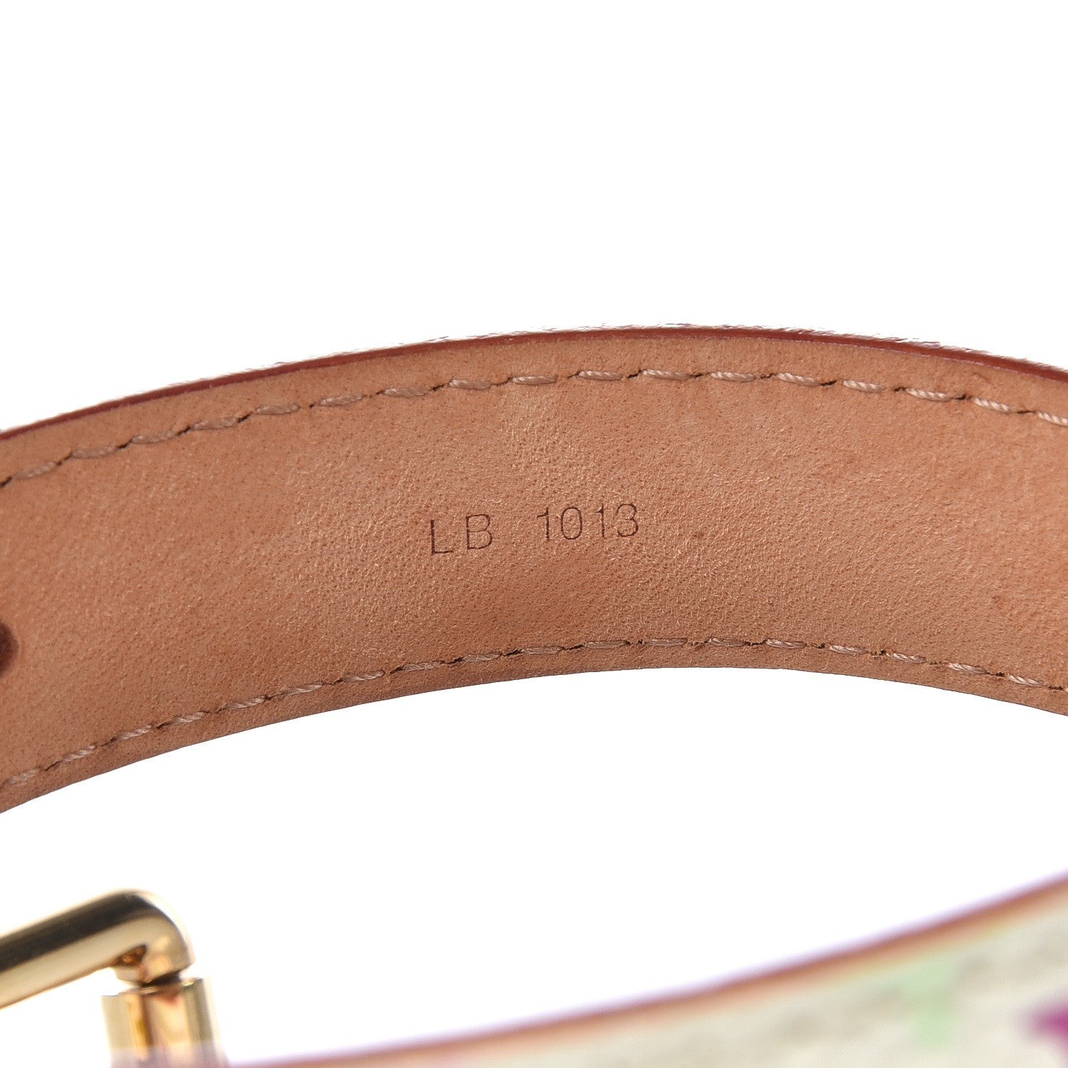 Louis Vuitton Monogram Multicolor Belt 80 32 White 7 of 9