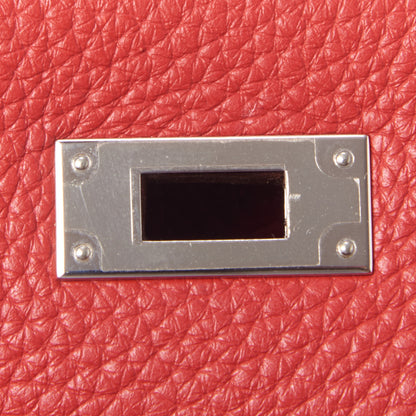 Hermes Taurillon Clemence Kelly Retourne 28 Rouge Casaque 24 of 31