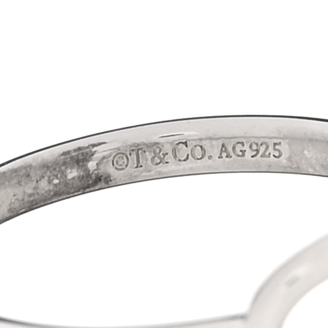 Tiffany Sterling Silver Infinity Ring 54 6.75 4 of 6