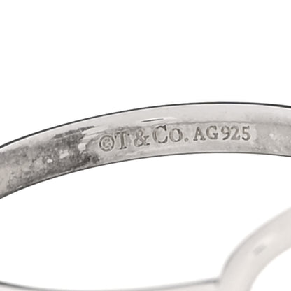 Tiffany Sterling Silver Infinity Ring 54 6.75 4 of 6
