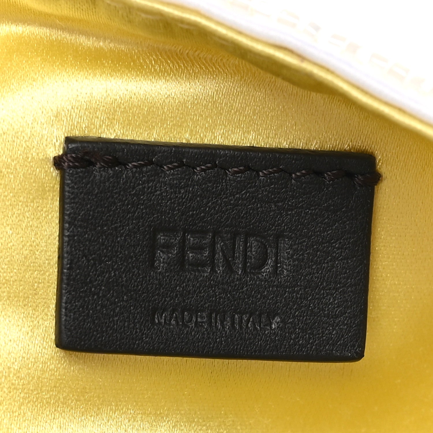 Fendi Sequin Paillettes Vitello Grace Sex and the City Mini Baguette White 6 of 10
