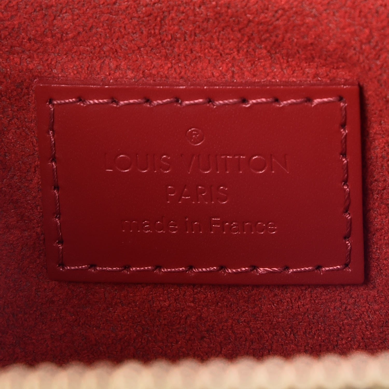 Louis Vuitton Damier Ebene Caissa Tote PM Cherry 6 of 8