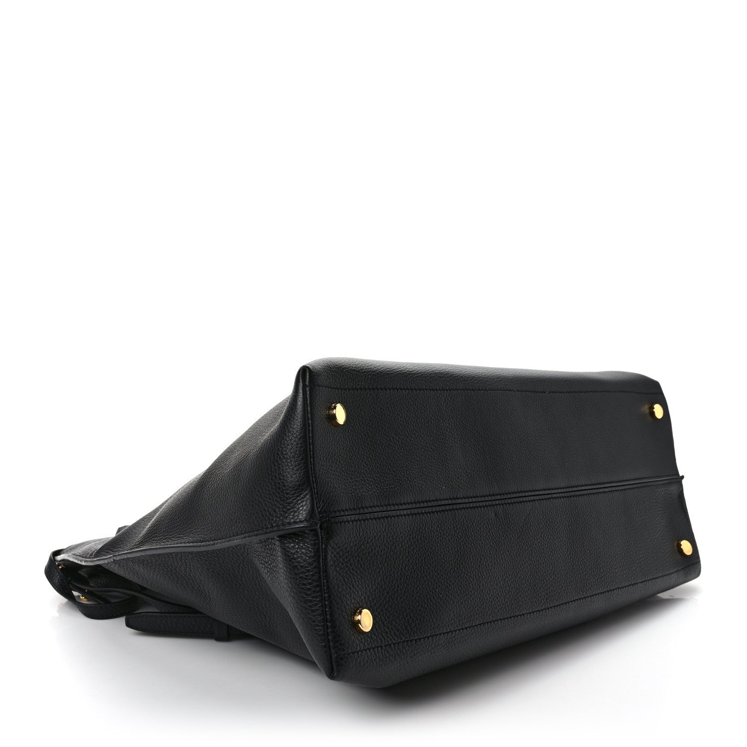 Tom Ford Grained Calfskin Alix Padlock Zip Tote Black 4 of 8