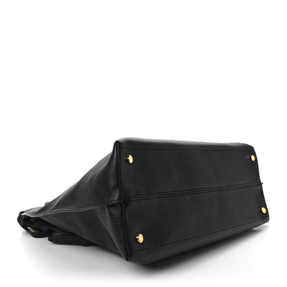 Tom Ford Grained Calfskin Alix Padlock Zip Tote Black 4 of 8
