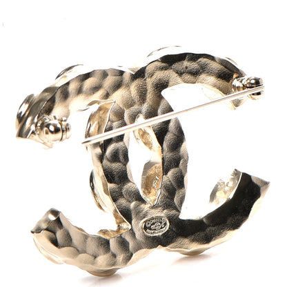 Chanel Resin CC Brooch Gold 3 of 5