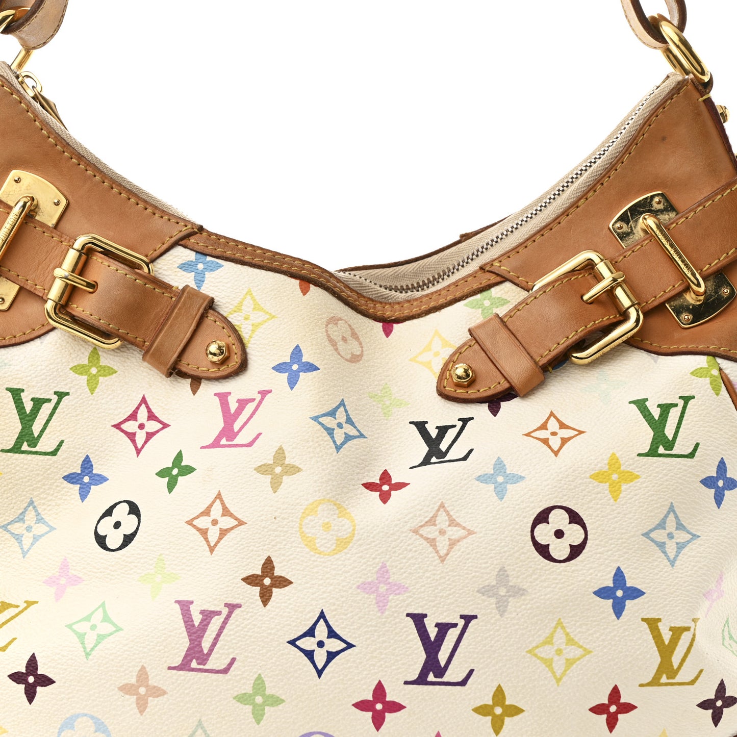 Monogram Multicolor Greta White