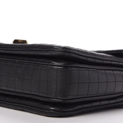 Celine Calfskin Quilted Medium C Bag Black 7 of 10