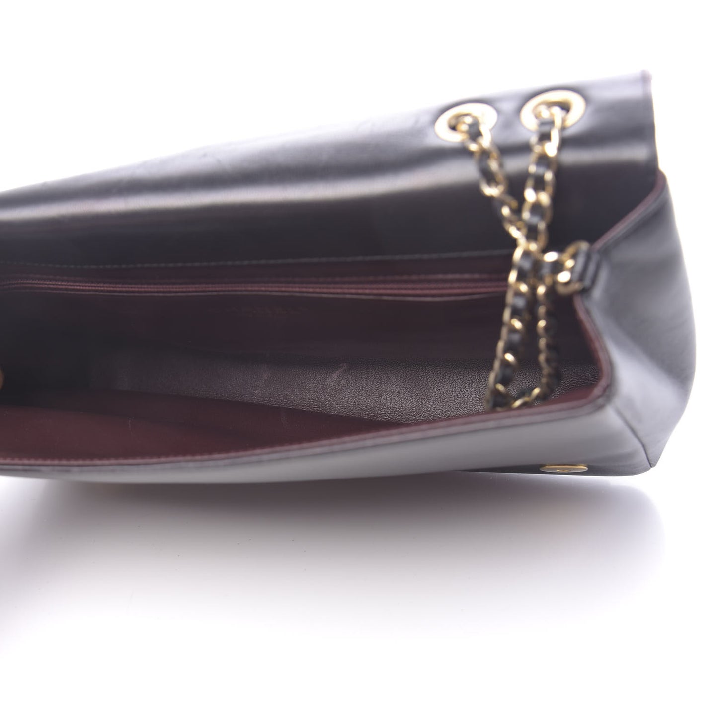 Lambskin Quilted Medium Diamond CC Flap Black