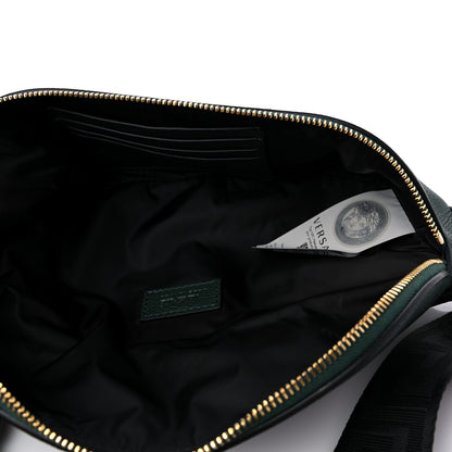 Versace Grained Calfskin Vanitas Medea Belt Bag Green 5 of 9