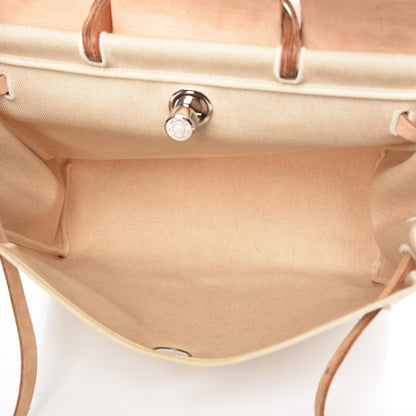 Hermes Toile Vache Hunter Herbag 36 MM Natural 6 of 12