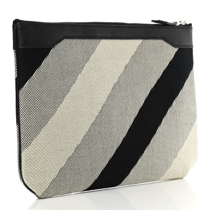 Hermes Epsom Bayadere Canvas Toutim 30 Pouch 3 of 8