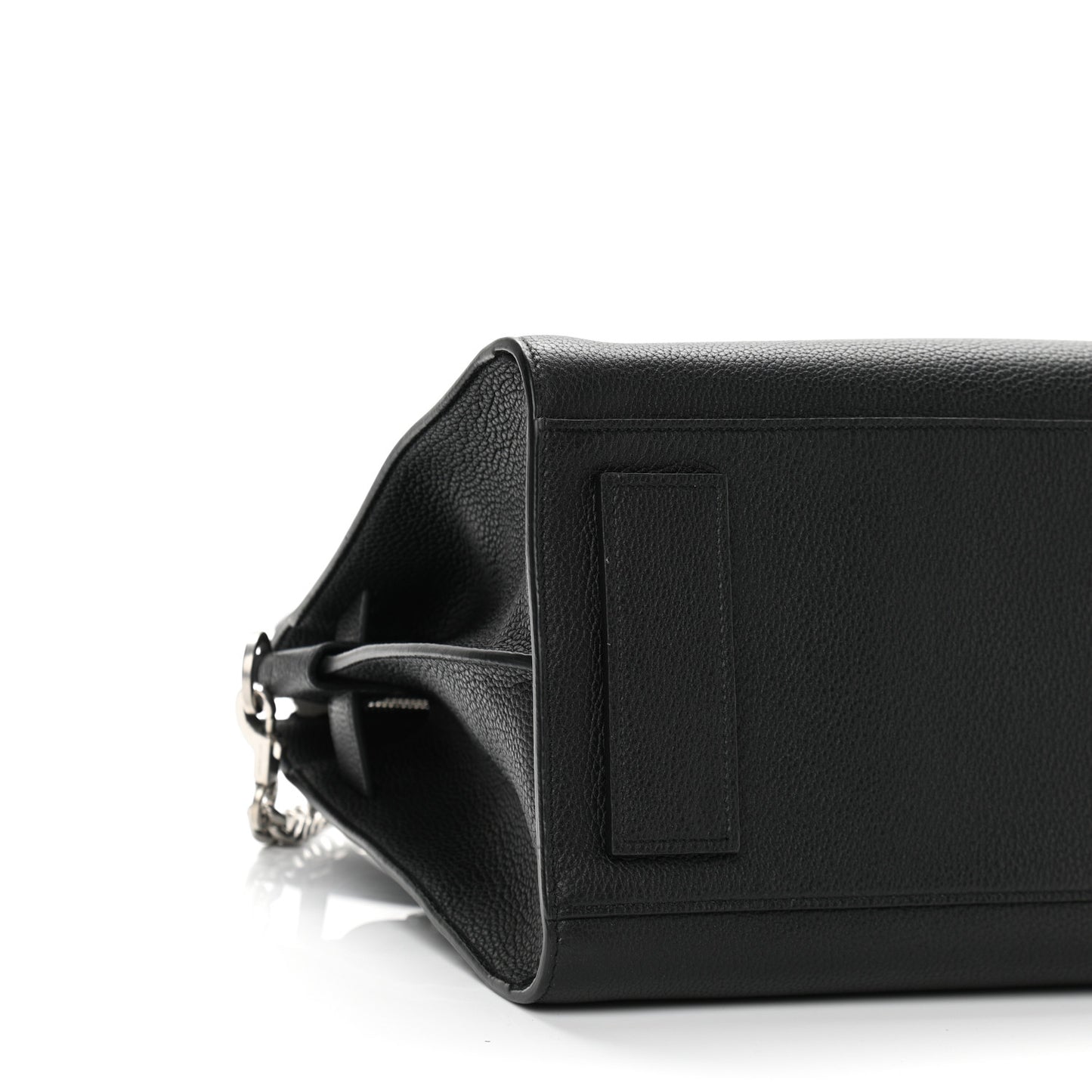 Grained Calfskin Small Supple Sac De Jour Duffle Black