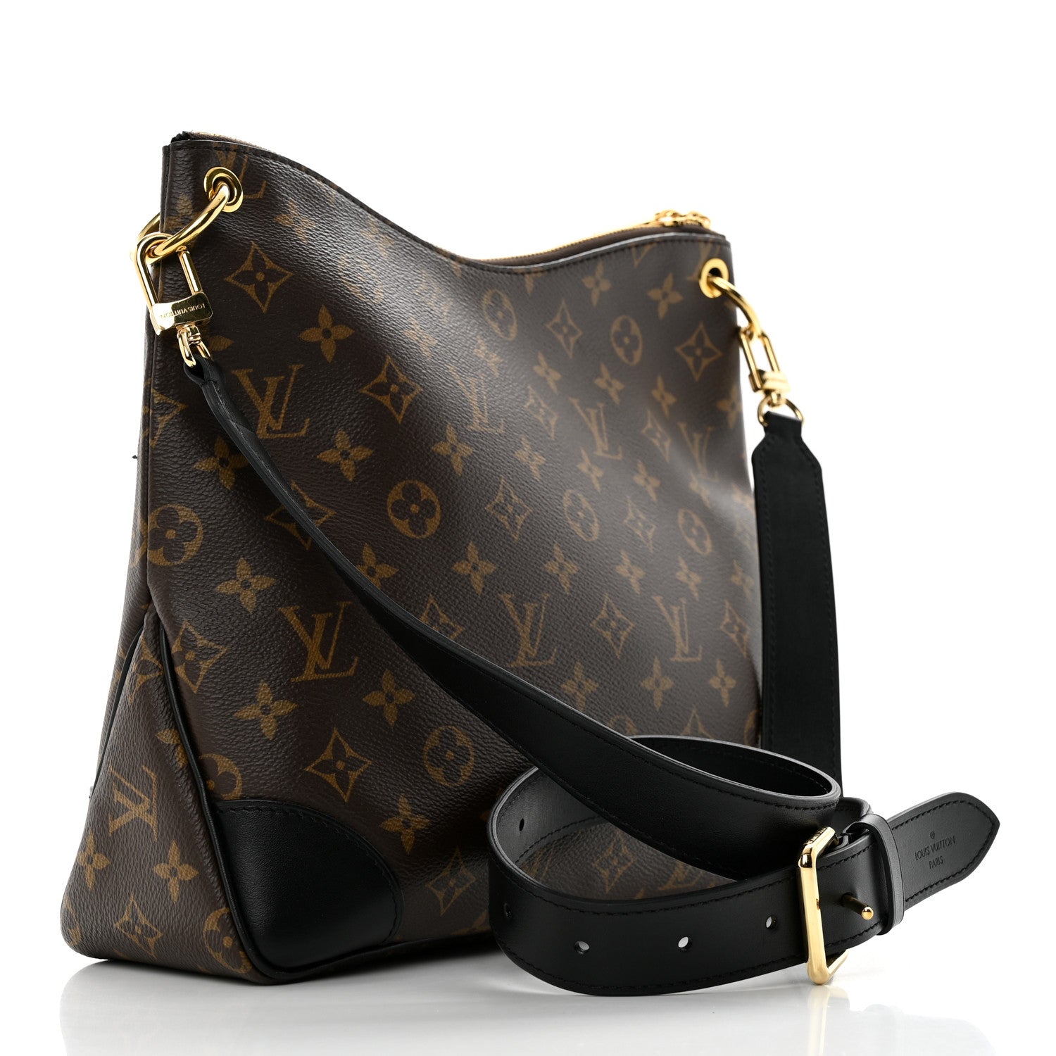 Louis Vuitton Monogram Odeon MM Black 3 of 10