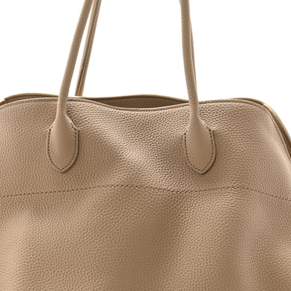 The Row Matte Grained Calfskin Soft Margaux 17 Dark Taupe 7 of 9