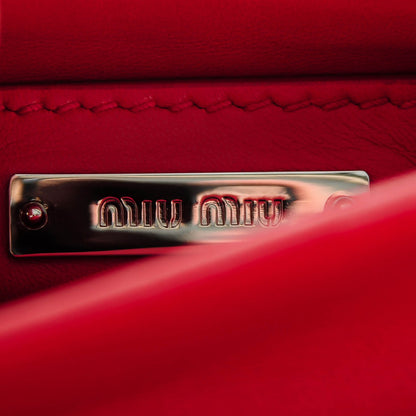 Miu Miu Nappa Top Handle Bag Fuoco 7 of 8