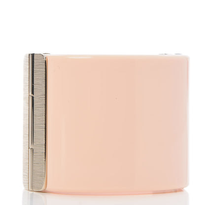 Chanel Resin CC Cuff Bracelet Pink 4 of 5