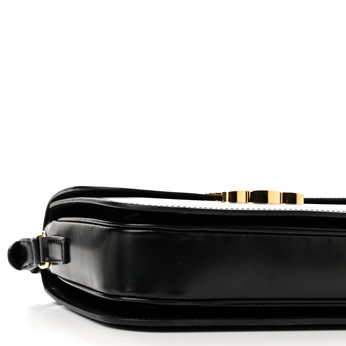 Shiny Calfskin Medium Triomphe Black