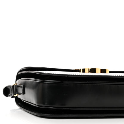 Celine Shiny Calfskin Medium Triomphe Black 9 of 10