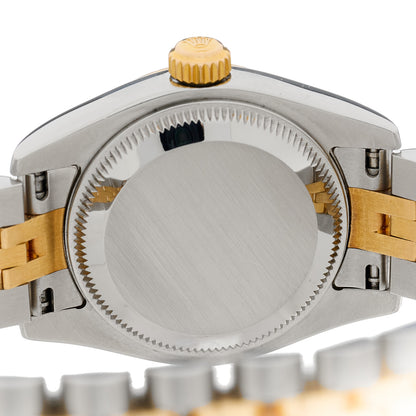 Rolex Stainless Steel 18K Yellow Gold Diamond 26mm Oyster Perpetual Datejust Watch Champagne 179173 4 of 4