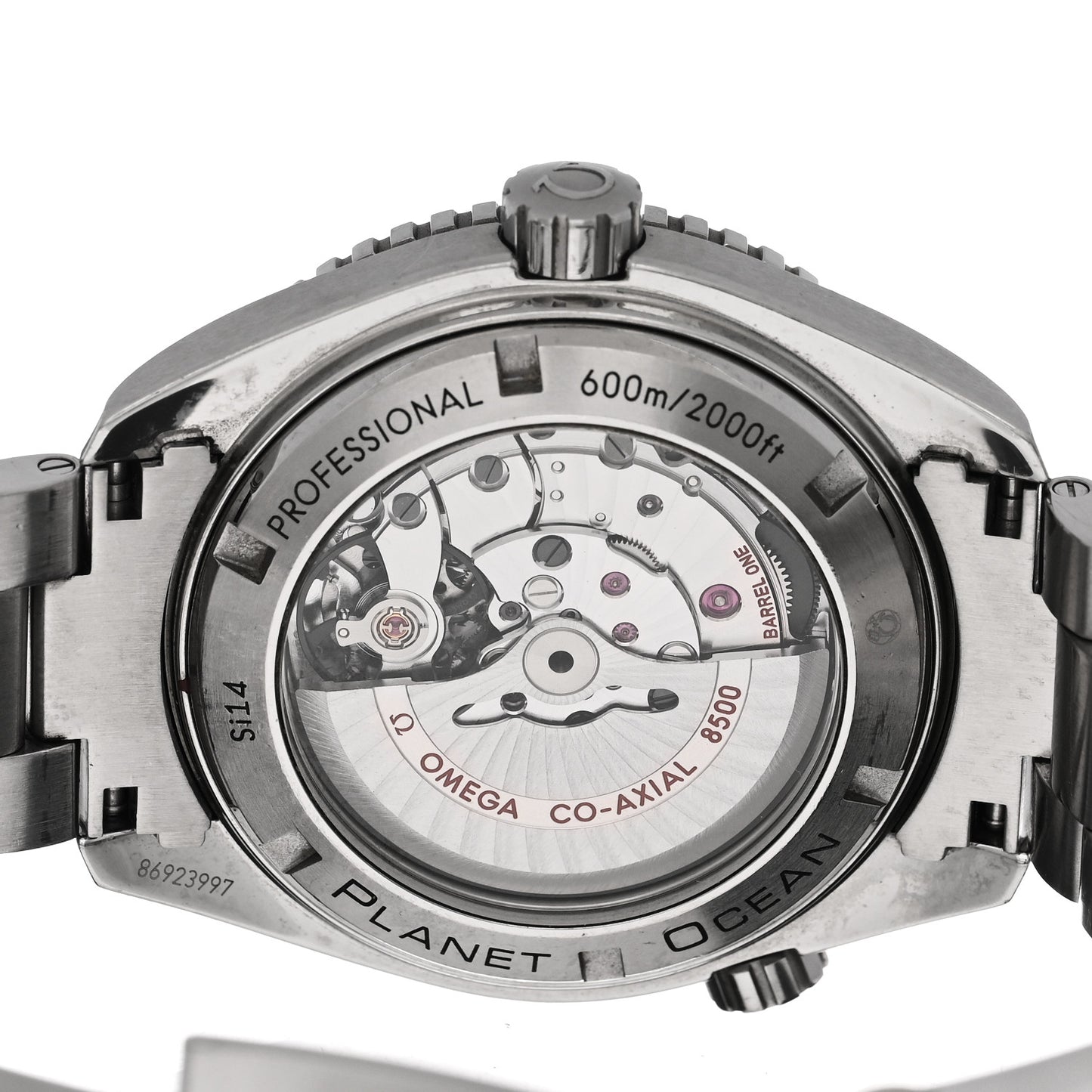 Stainless Steel 45.5mm Seamaster Planet Ocean Automatic Watch Black 232.30.46.21.01.001