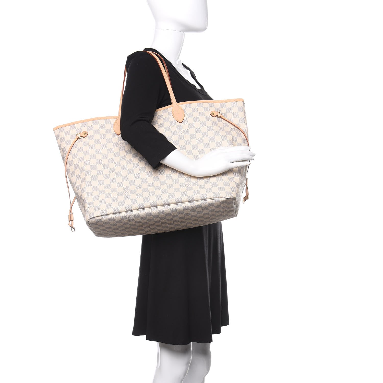 Louis Vuitton Damier Azur Neo Neverfull GM Rose Ballerine 2 of 10