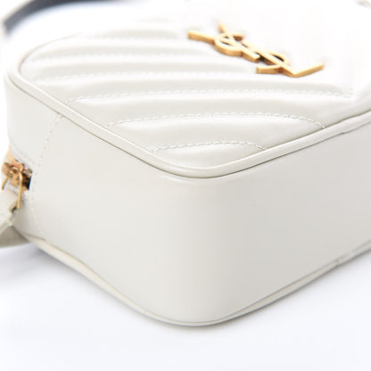 Saint Laurent Calfskin Matelasse Monogram Lou Belt Bag Ivory 8 of 9
