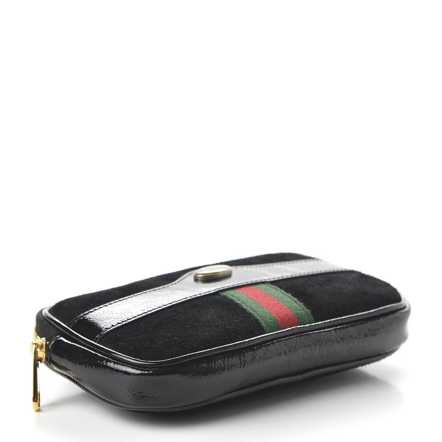 Gucci Suede Patent Ophidia Belted iPhone Case 85 34 Black 4 of 9