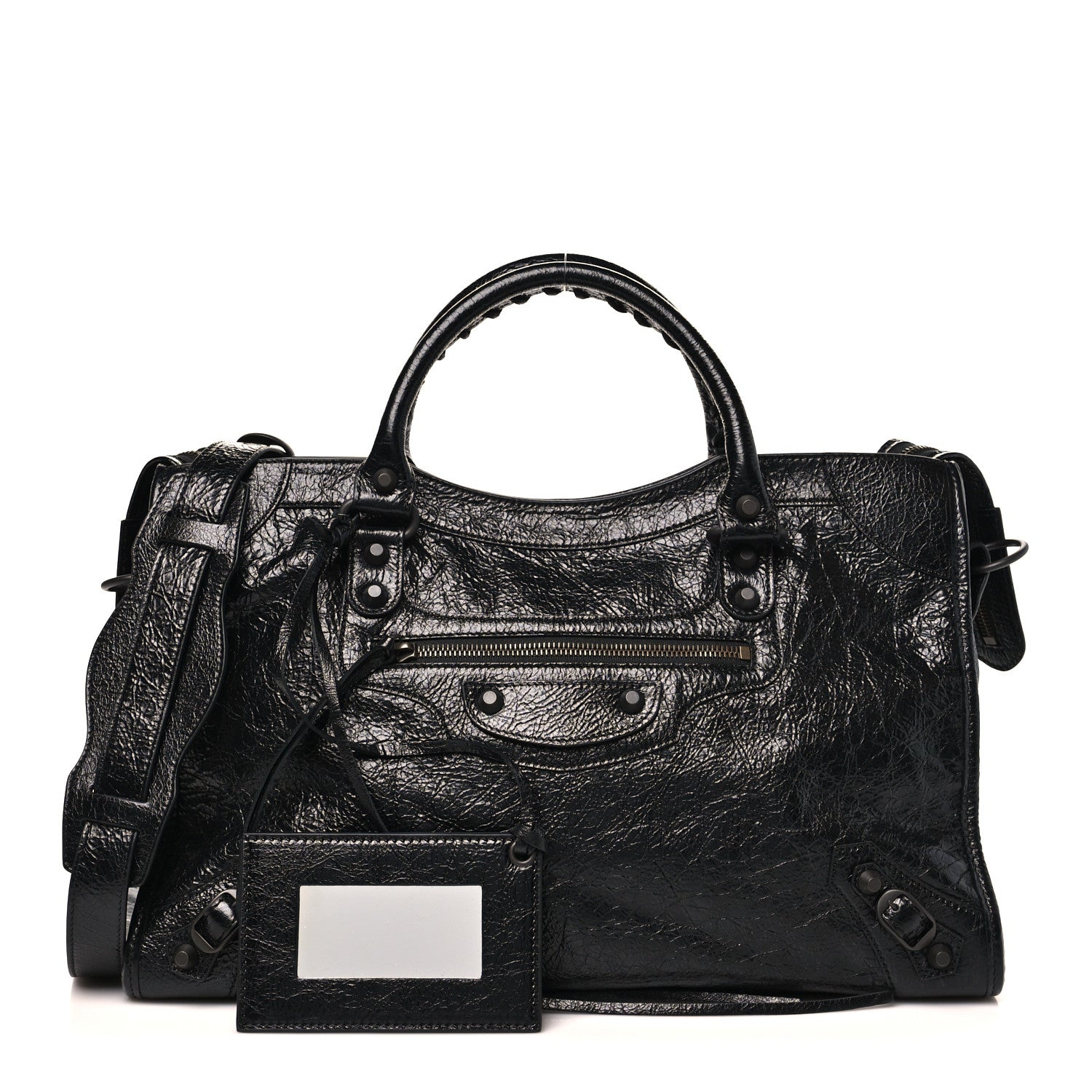 Balenciaga Agneau Arena Classic Hardware Medium Le City Black 3 of 11