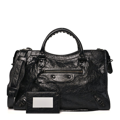 Balenciaga Agneau Arena Classic Hardware Medium Le City Black 3 of 11