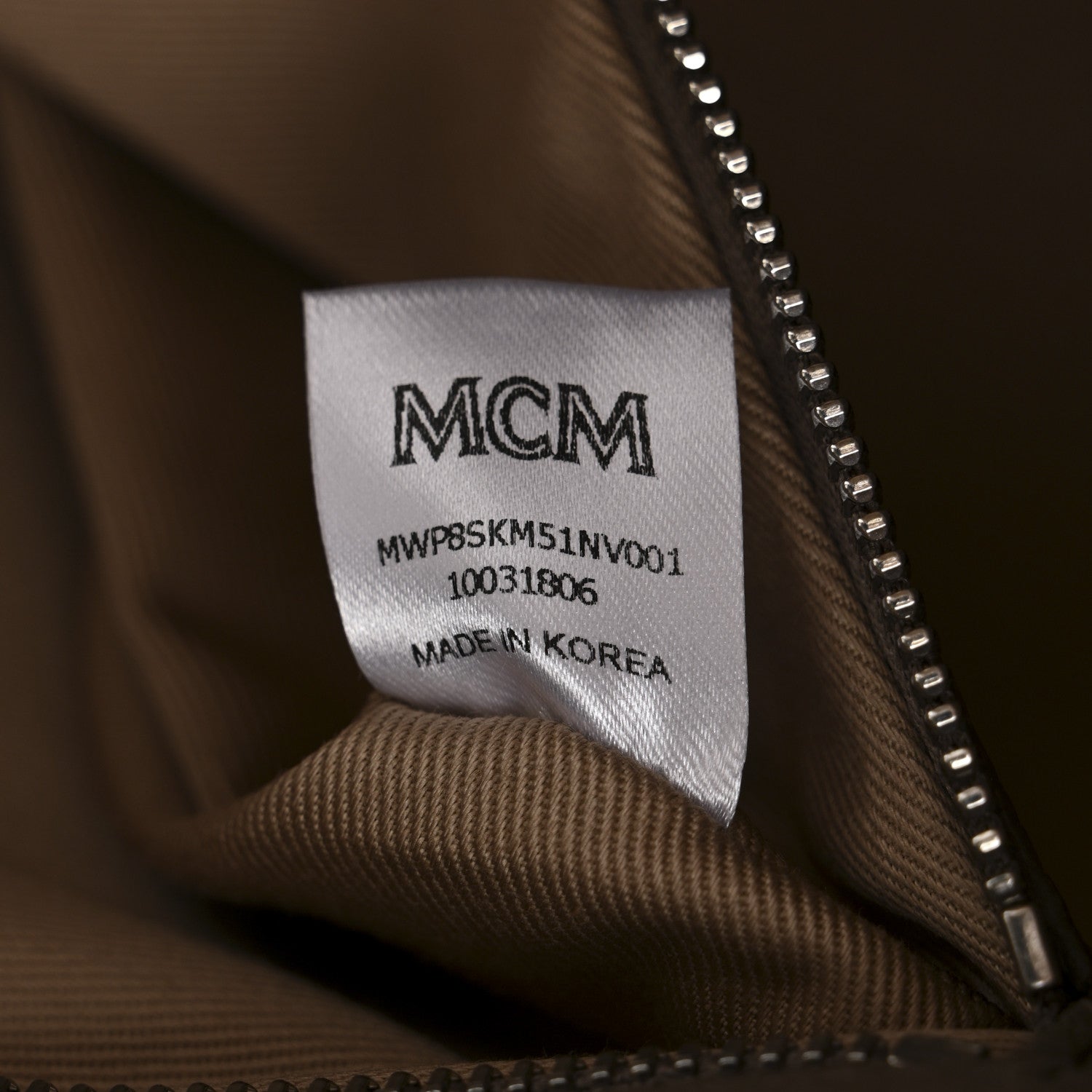 MCM Calfskin Ottomar Monogram Medium Klara Shopper Tote Dove 7 of 14